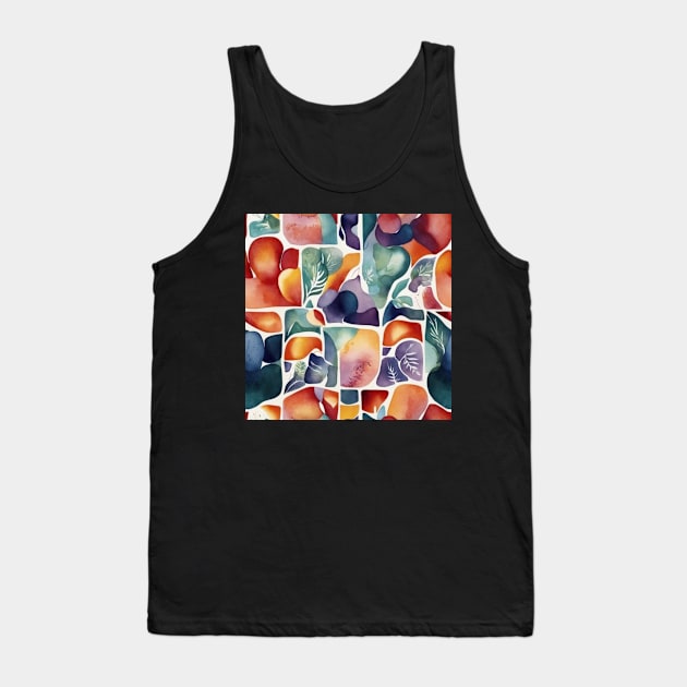 Nature's Abstract Symphony Tank Top by GracePaigePlaza